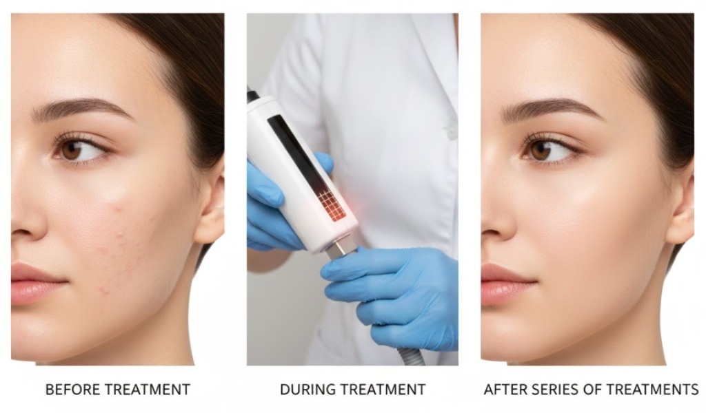 Acne scar treatment for clear and smooth skin at Australian Aesthetics Pune